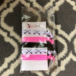 Athletic lacrosse hair ties